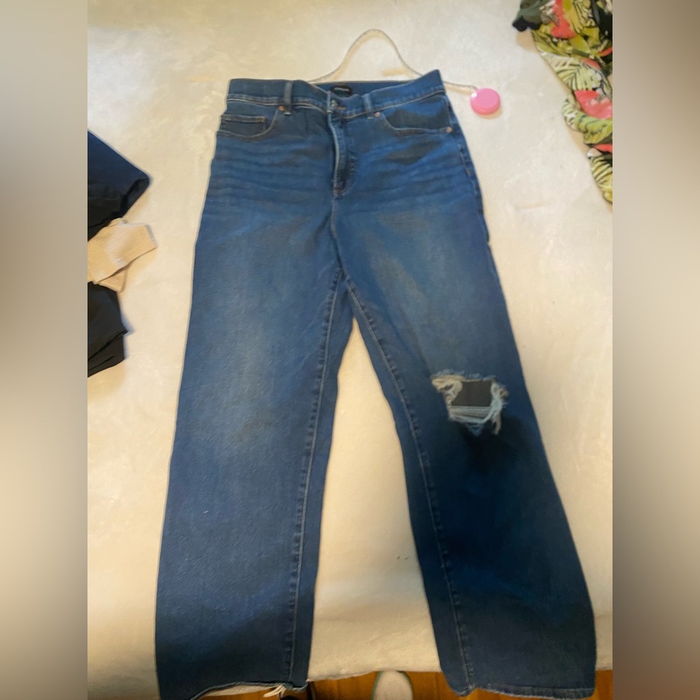 Express jeans high rise waist denim size 10 regular GUC